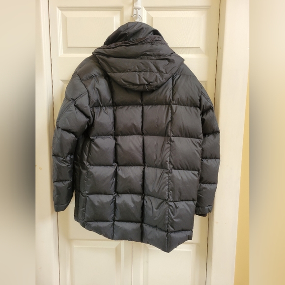 Down mid-length coat - Picture 2 of 8